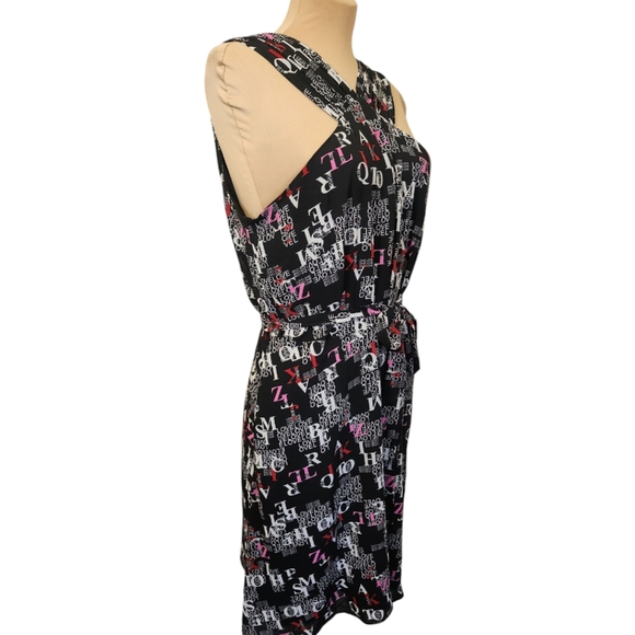 RACHEL ROY🔖NWT! "Print a Line" Halter Dress - Size 14 - Picture 6 of 15